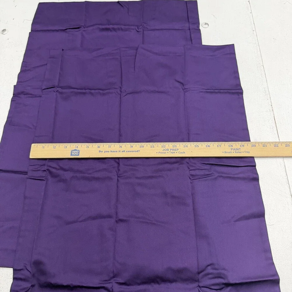 The Lad Collective Pillowcases Set Of 2 20x26 Bamboo Cotton Purple Zip Bag